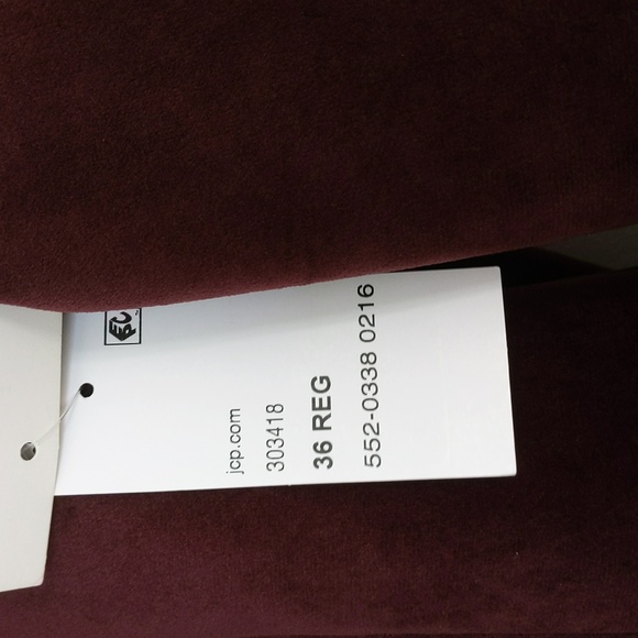 J Ferrar Evening Edition Burgundy Velvet Dinner Jacket Size 36 Regular Slim Fit - Picture 5 of 9